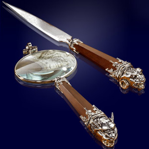 Mittelalterliches Schreibtisch - Set