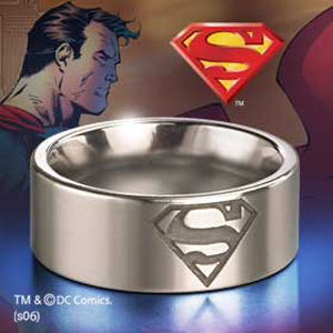Superman-Stahl Ring