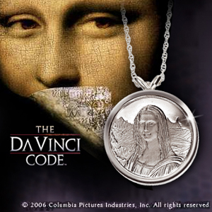 Da Vinci Code - Mona Lisa-Silberm&uuml;nzenanh&auml;nger Preisvergleich